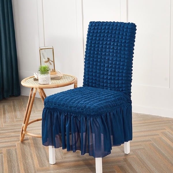 Turkish Style Chair Cover-Blue