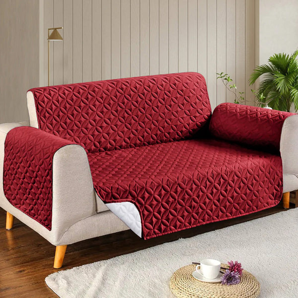 Microfiber Quilted Sofa Cover