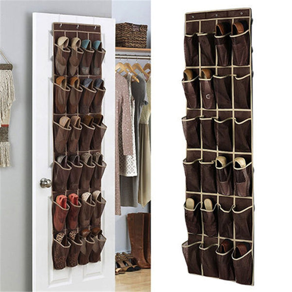 24 Pocket Shoe Hanging Organizer